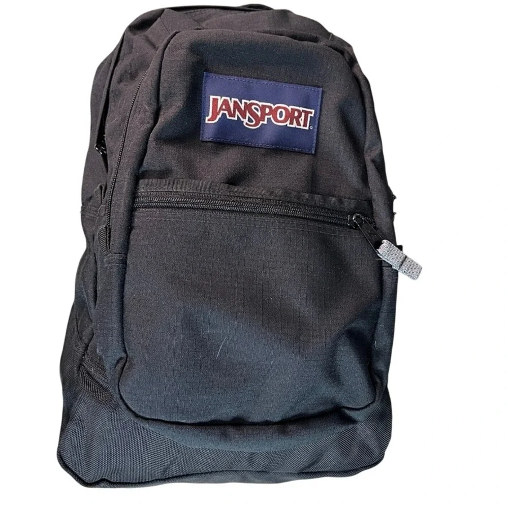 JanSport Half Pint Mini Backpack Black Nylon Small Daypack 520599E36304